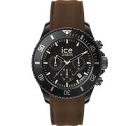 ICE-WATCH - Ice Chrono Black Brown - Men's Wristwatch With Silicon Strap - Chrono - 020625 (Large)