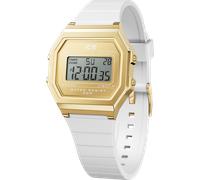 ICE-WATCH - ICE Digit Retro White Gold - Women's Wristwatch with Plastic Strap - 022049 (Small)