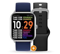 Ice Watch MONTRE CONNECTEE SMART ONE SILVER BRACELETS NOIR ET MARINE