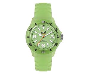 Ice-Watch Unisex Glow Green Analogue Watch GL.GG.U.S.11 with Silicone Strap