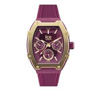 ICE-WATCH Women's Multi Dial Quartz Watch 022868, Burgundy Silicone Strap, 24-hour Display, Luminous Hands & Numbers, 2-year Warranty
