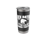Ice Water Ice Bath The Cold Hard Truth Ice Bather Stainless Steel Insulated Tumbler