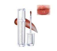 Ice Water Lip Gloss, Tinted Lip Oil with Hydrating Jelly, Non-Stick Moisturizing Lip Tint for Glossy Finish, Long Lasting Plumping Effect, Natural Beauty(#06)
