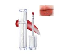 Ice Water Lip Gloss, Tinted Lip Oil with Hydrating Jelly, Non-Stick Moisturizing Lip Tint for Glossy Finish, Long Lasting Plumping Effect, Natural Beauty(#07)