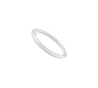 Ice White Jade Bangle Bracelet for Women Natural Chalcedony Good Luck Bracelet Fashion Round Jade Stone Bangle for Woman Yoga Meditation Birthday Gift(yuanyusui Bangle12,56-57mm)