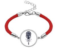 Iceberg Compass Stars Art Pattern Lucky Red String Bracelet Rope Bracelet Handmade