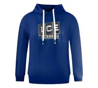Iceberg Ice Iceberg Bold Blocked Logo Blue Hoodie - XXL