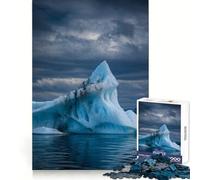 Iceberg in Cold Waters 1000 Pieces Puzzles for Teenagers Logic Fun Bright Color Playful Challenge Xmas Fun Gift (38x52cm)