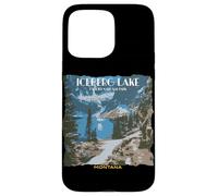 Iceberg Lake Glacier National Park Montana Souvenir Case for iPhone 15 Pro Max