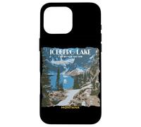 Iceberg Lake Glacier National Park Montana Souvenir Case for iPhone 16 Pro Max