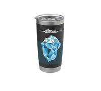 Iceberg Polygonal Explore South North Pole Arctic Glacier Stainless Steel Insulated Tumbler