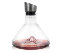 Iceberg Wine Decanter with Stainless Steel Filters Get, 1500 ML Waterfall Transparent Wines Aerator Multipurpose Glass Wines Carafe Practical Red Wine Carafe for Home Relaxation (Iceberg Falls)