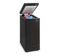 Klarstein Free Standing Chest Freezer Fridge, Compact Mini Freezer for Bedrooms, Home & Office, 51L Compact Chest Freezer, Energy Efficient Upright Small Freezer UK with Removable Hanging Basket