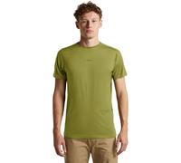 Icebreaker - Merino Blend 125 S/S Tee Colour Block - Merino shirt size XL, olive