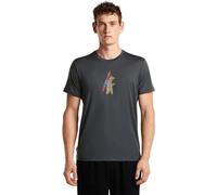 Icebreaker - Merino 150 Tech Lite S/S Tee Bear Tour - Merino shirt size XXL, grey/blue