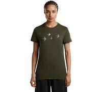 Icebreaker - Women's Merino 150 Tech Lite S/S Bird Transit - Merino shirt size L, olive