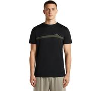 Icebreaker - Merino 150 Tech Lite S/S Tee Range Stripes - Merino shirt size S, black
