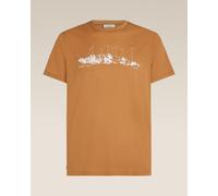Icebreaker 150 Tech Lite The Peaks long sleeve T-shirt brown - XL