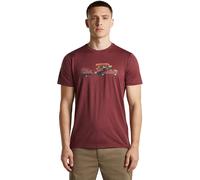 Icebreaker - Merino 150 Tech Lite S/S Tee Transportage - Merino shirt size M, red