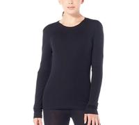 Icebreaker 175 Everyday Crew Merino Long Sleeve Base Layer Black S Woman