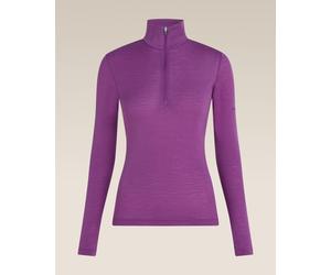 Icebreaker 175 Everyday Long Sleeve Half Zip T-Shirt Lilac Women - L