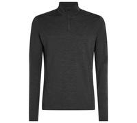 Icebreaker - 200 Merinofine Ace L/S Half Zip - Merino base layer size M, black