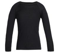 Icebreaker - Kids 200 Oasis L/S Crewe - Merino base layer size 8, black