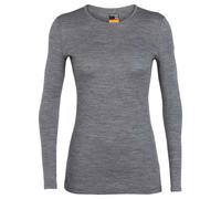 Icebreaker 200 Oasis Crew Merino Long Sleeve T-shirt Grey L Women