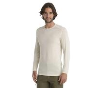 Icebreaker 200 Oasis Crewe Merino Long Sleeve Base Layer Beige L Men