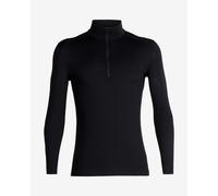 Icebreaker 200 Oasis Half Zip Long Sleeve T-Shirt Navy Blue - XS