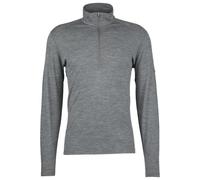 Icebreaker - Merino Wool Base Layer - M Merino 200 Oasis LS Half Zip Gritstone Heather for Men in Wool - Size XL - Grey Grey XL