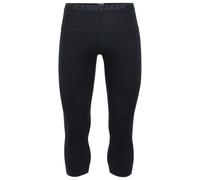 Icebreaker 200 Oasis Merino 3/4 Base Layer Pants Black S Men