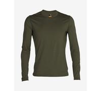 Icebreaker - Merino wool long sleeve highly technical - M 200 Oasis LS Crewe Loden for Men in Wool - Size S - Khaki Khaki S