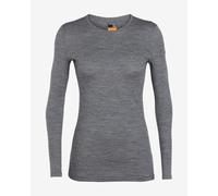 Icebreaker 200 Oasis Long Sleeve Base Layer Top Grey Women - L