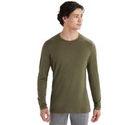 Icebreaker 200 Oasis Long Sleeve Merino Wool Crew Top, XL Loden
