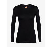 Icebreaker 200 Oasis Long Sleeve Top Black Women - XS