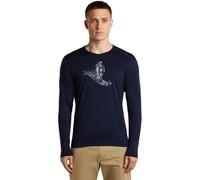 Icebreaker 200 Oasis Skiing Yeti Long Sleeve Base Layer Black 2XL Men