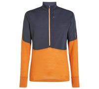 Icebreaker - 200 RealFleece Descender L/S Half Zip - Fleece jumper size XXL, orange