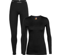 Icebreaker Womens Merino 200 Oasis Thermal Leggings: Black: XS Size: X