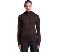Icebreaker - Women's Merino 260 Quantum IV L/S Zip Hoodie - Merino hoodie size XL, black/brown