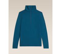 Icebreaker 260 Tech Long Sleeve Half Zip T-Shirt Dark Blue Women - XS