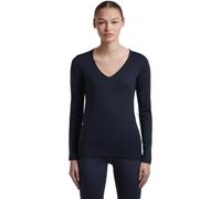 Icebreaker - Women's Merino 260 Oasis L/S V Neck - Merino base layer size S, blue