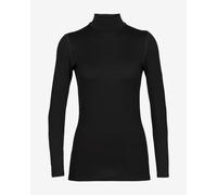 Icebreaker 260 Tech Long Sleeve Turtleneck Base Layer Top Black Women - L