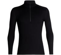 Icebreaker - Merino Wool Base Layer - M Merino 260 Tech LS Half Zip Black for Men in Wool - Size XL Black XL