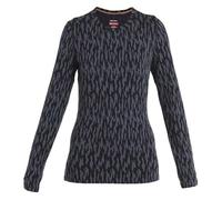 Icebreaker 260 Vertex Crewe Glacial Flow Shirt Graphite/Black/J XL