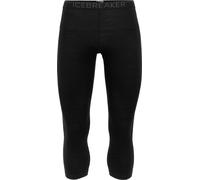Icebreaker 200 Oasis Merino 3/4 Base Layer Pants Black S Man
