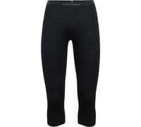 Icebreaker - 3/4 Merino wool leggings - W Merino 200 Oasis 3/4 Leggings Black for Women in Wool - Size S Black S