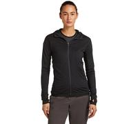 Icebreaker - Women's Merino 300 Realfleece Descender L/S Zip - Merino jacket size XL, black