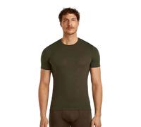 Icebreaker Anatomica Crewe Short Sleeve Base Layer Green M Men