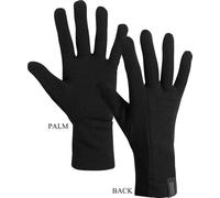 Icebreaker "Apex" 260GSM Merino Wool Liner Gloves {IC-104827} - Black - X-Small